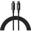 Baseus CAWJ040201 USB-C na Tungsten Gold 240W, 3m, černý Baseus CAWJ040201 USB-C na Tungsten Gold 240W, 3m, černý
