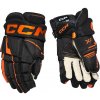 Hokejové rukavice CCM Tacks XF Black/Orange Junior 11 palcov Hokejové rukavice CCM Tacks XF Black/Orange Junior 11 palcov