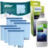 Philips odvápňovač pre kávovary 0,25l + 6x Sillar filter pre Saeco Philips Philips odvápňovač pre kávovary 0,25l + 6x Sillar filter pre Saeco Philips