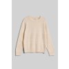 SVETER GANT TONAL BARSTRIPED COTTON C-NECK CREAM SVETER GANT TONAL BARSTRIPED COTTON C-NECK CREAM