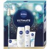 Darčeková sada NIVEA Ultimate Sprchový gél 250ml, Deospray 150ml, Krém 75ml, Mydlo 100g Darčeková sada NIVEA Ultimate Sprchový gél 250ml, Deospray 150ml, Krém 75ml, Mydlo 100g