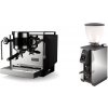 Rocket Espresso Bicocca, black + Stone Espresso Pebble, chrome Rocket Espresso Bicocca, black + Stone Espresso Pebble, chrome