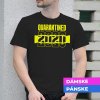 Tričko s potlačou Karantena 2021 Pánsky Čierna 5XL Tričko s potlačou Karantena 2021 Pánsky Čierna 5XL