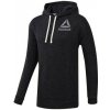 Reebok Sport Mikiny TE Marble BL Oth Hoodie Čierna Reebok Sport Mikiny TE Marble BL Oth Hoodie Čierna