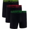 Pánske boxerky Under Armour UA Performance Tech Mesh - Solid 6in 3PK Veľkosť: M / Farba: čierna/zelená Pánske boxerky Under Armour UA Performance Tech Mesh - Solid 6in 3PK Veľkosť: M / Farba: čierna/zelená