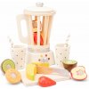 Drevený smoothie mixér s ovocím Drevený smoothie mixér s ovocím