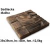 JAPE Sedliacka dlažba 39x39x4cm, betón-imitácia dreva, exteriér-mrazuvzdorná SD39x39