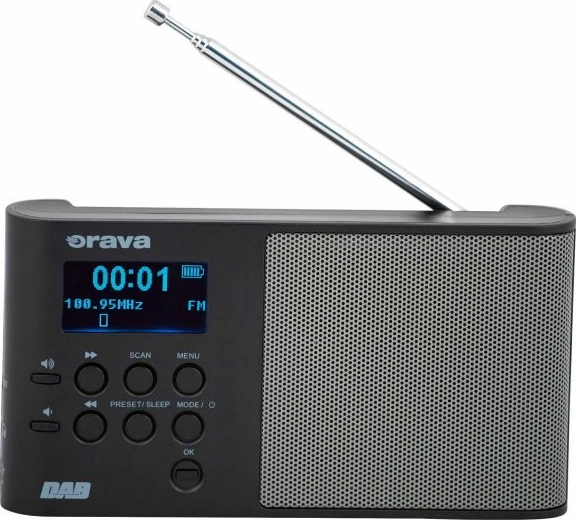 ORAVA DAB Digitálne DAB/FM prenosné rádio