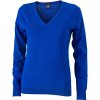 James & Nicholson Svetr JN 658 s výstřihem do V dámský COT-02065805000 Královská modrá James & Nicholson Svetr JN 658 s výstřihem do V dámský COT-02065805000 Královská modrá