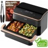 Cosori Dual Blaze TwinFry chytrá horkovzdušná fritéza 10 L, keramika, černá (CAF-TF101S-AEUR (Ceramic)) Cosori Dual Blaze TwinFry chytrá horkovzdušná fritéza 10 L, keramika, černá (CAF-TF101S-AEUR (Ceramic))