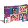 Clementoni Disney princeznej 4v1 12+16+20+24 dielov