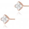 Blink-Blink Napichovacie náušnice z ružového zlata s diamantami 0.16 ct 3125RDB Blink-Blink Napichovacie náušnice z ružového zlata s diamantami 0.16 ct 3125RDB