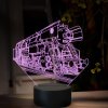 Beling 3D lampa, Parný rušeň 477.0-''Papagáj'', 16 farebná, SXR71 Beling 3D lampa, Parný rušeň 477.0-''Papagáj'', 16 farebná, SXR71