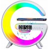ŁADOWARKA INDUKCYJNA NA TELEFÓN, RGB LED LAMPA, RÁDIO, BLUETOOTH REPRODUKTOR, QI ŁADOWARKA INDUKCYJNA NA TELEFÓN, RGB LED LAMPA, RÁDIO, BLUETOOTH REPRODUKTOR, QI