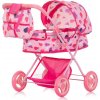 CHIPOLINO Hluboký kočárek pro panenky Dora Hearts CHIPOLINO Hluboký kočárek pro panenky Dora Hearts