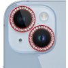 AppleKing tvrdené sklá posádzané kamienkami na ochranu šošoviek zadného fotoaparátu pre iPhone 14 / 14 Plus - červená - možnosť vrátiť tovar ZADARMO do 30tich dní AppleKing tvrdené sklá posádzané kamienkami na ochranu šošoviek zadného fotoaparátu pre iPhone 14 / 14 Plus - červená - možnosť vrátiť tovar ZADARMO do 30tich dní