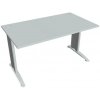 Pracovný stôl Flex, 140x75,5x80 cm, sivý/kov - 1 kus - 1 KS - pracovný - 60 mesiacov - 80 cm - rovná - Hobis - Flex - 140 cm - 75.5 cm - sivá/kov HOBIS Pracovný stôl Flex, 140x75,5x80 cm, sivý/kov - 1 kus - 1 KS - pracovný - 60 mesiacov - 80 cm - rovná - Hobis - Flex - 140 cm - 75.5 cm - sivá/kov HOBIS