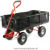 Záhradný vozík s výklopnými bokmi a plachtou 400kg - MAR-POL M85262 Záhradný vozík s výklopnými bokmi a plachtou 400kg - MAR-POL M85262
