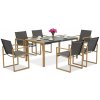 Garden Point Súprava záhradného nábytku pre 6 osôb Lugo antracitová