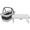 PLATINET KEMPINGOVÝ PIKNIKOVÝ KOŠÍK 47X29X23,5 CM, 16L, SKLADACÍ, S VEKOM 2V 1 / STÔL BIELA-ŠEDÁ PLATINET KEMPINGOVÝ PIKNIKOVÝ KOŠÍK 47X29X23,5 CM, 16L, SKLADACÍ, S VEKOM 2V 1 / STÔL BIELA-ŠEDÁ