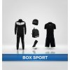 BOX SPORT čierna-biela S BOX SPORT čierna-biela S