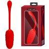 Pretty Love Vibrating Egg With Red Rechargeable Marine Texture