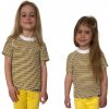 COOL NANO tričko pre deti .150 .žlto-čierno-biele pruhy COOL NANO tričko pre deti .150 .žlto-čierno-biele pruhy