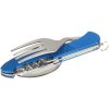 Vreckový turistický nôž s príborom modrý (skladací nôž na turistiku) Vreckový turistický nôž s príborom modrý (skladací nôž na turistiku)