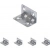 Walteco Nábytkový uholník 21x21x37mm, pozinkovaný Množstvo: 5 ks , 84609BP1 Walteco Nábytkový uholník 21x21x37mm, pozinkovaný Množstvo: 5 ks , 84609BP1