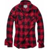 BRANDIT košeľa Amy Flanell Shirt GIRLS Červenočierna Veľkosť: 5XL