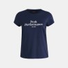 Peak performance W ORIGINAL TEE BLUE SHADOW/PARACHUTE PURPLE/WANDER