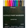 Artmagico Premium akrylové markery jemný hrot 1,0 mm sada 12 ks Artmagico Premium akrylové markery jemný hrot 1,0 mm sada 12 ks