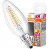 LED žiarovka B35 sviečka E14 2,2W = 25W 300lm 2700K teplá biela CRI90 300° Filament Dimmable SUPERSTAR PLUS CLASSIC Osram LED žiarovka B35 sviečka E14 2,2W = 25W 300lm 2700K teplá biela CRI90 300° Filament Dimmable SUPERSTAR PLUS CLASSIC Osram