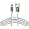 EAV everActive USB Lightning kábel 1 m - biely, silikónový, podpora rýchleho nabíjania, 2,4 A - CBS-1IW EAV everActive USB Lightning kábel 1 m - biely, silikónový, podpora rýchleho nabíjania, 2,4 A - CBS-1IW