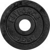 Nakladací kotúč Fitforce NAKLADACÍ KOTÚČ 1,5KG ČIERNY 30MM Čierna Nakladací kotúč Fitforce NAKLADACÍ KOTÚČ 1,5KG ČIERNY 30MM Čierna