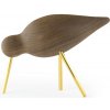 Normann Copenhagen Drevený vtáčik Shorebird, stredný, walnut/brass Normann Copenhagen Drevený vtáčik Shorebird, stredný, walnut/brass
