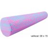 Yoga válec Sportago Seymour, modro-růžový - 90x15 cm Yoga válec Sportago Seymour, modro-růžový - 90x15 cm