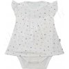 Baby Service Dojčenské body šaty krátky rukáv mušelín Hviezdičky Baby Service Dojčenské body šaty krátky rukáv mušelín Hviezdičky