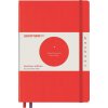 Zápisník bodkovaný v tvrdej väzbe Leuchtturm 1917 Bauhaus A5, 251 strán, červený, 80 g/m² Zápisník bodkovaný v tvrdej väzbe Leuchtturm 1917 Bauhaus A5, 251 strán, červený, 80 g/m²