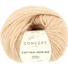 Katia Cotton Merino 136 medová Katia Cotton Merino 136 medová