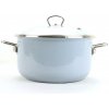 BELIS - Hrniec a pokrievka 24cm 5,5l Premium BELIS šedý, smalt BELIS - Hrniec a pokrievka 24cm 5,5l Premium BELIS šedý, smalt
