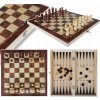 DREVENÉ ŠACHY WARCABY TRYKTRAK HRA 3v1 KLASICKÁ DOSKOVÁ VEĽKÁ 34CM DREVENÉ ŠACHY WARCABY TRYKTRAK HRA 3v1 KLASICKÁ DOSKOVÁ VEĽKÁ 34CM