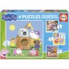 Educa - Puzzle 4v1 Prasiatko Peppa - 1-39 dielov Educa - Puzzle 4v1 Prasiatko Peppa - 1-39 dielov