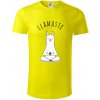 Yoga Llamaste - Tričko z organickej bavlny - S ( Citrónová ) Yoga Llamaste - Tričko z organickej bavlny - S ( Citrónová )