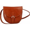 Dámska kožená crossbody kabelka koňaková - ItalY Simone koňak Dámska kožená crossbody kabelka koňaková - ItalY Simone koňak