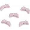 Ozdobný diel anjelské krídla lakované 6x12 mm - 5 ks 3 ružová najsv. Ozdobný diel anjelské krídla lakované 6x12 mm - 5 ks 3 ružová najsv.