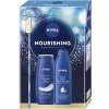 Darčeková sada NIVEA Nourishing Sprchový gél 250ml, Telové mlieko 250ml Darčeková sada NIVEA Nourishing Sprchový gél 250ml, Telové mlieko 250ml