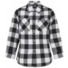Boys' checkered flannel shirt black/white čierna | biela 7-8 Y Urban Classics 4065812033215 Boys' checkered flannel shirt black/white čierna | biela 7-8 Y Urban Classics 4065812033215
