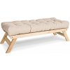 Marior HOME ALLEGRO Bench (lavice z buku) 140x50x43 cm cream natural (lněný olej) Marior HOME ALLEGRO Bench (lavice z buku) 140x50x43 cm cream natural (lněný olej)