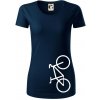 Bicykel na výšku - Dámske tričko z organickej bavlny Origin (GOTS) - L ( Tmavomodrá (veľmi tmavá - skoro čierna) ) Bicykel na výšku - Dámske tričko z organickej bavlny Origin (GOTS) - L ( Tmavomodrá (veľmi tmavá - skoro čierna) )